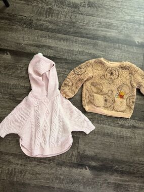 Disney Beige Teddy Sherpa Sweatshirt with Pooh Patch